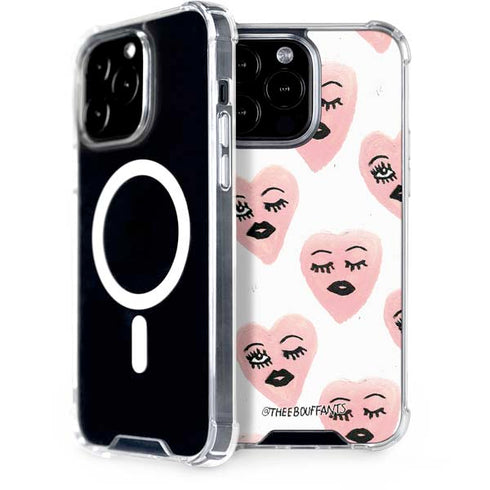 Bouffants and Broken Hearts Winking Hearts iPhone Cases