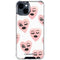 Bouffants and Broken Hearts Winking Hearts iPhone 15 Clear Case