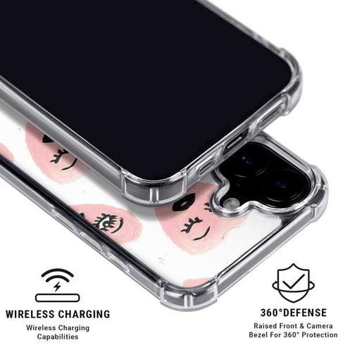 Bouffants and Broken Hearts Winking Hearts iPhone 16 MagSafe Case