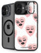 Bouffants and Broken Hearts Winking Hearts iPhone 16 Plus Kickstand Case