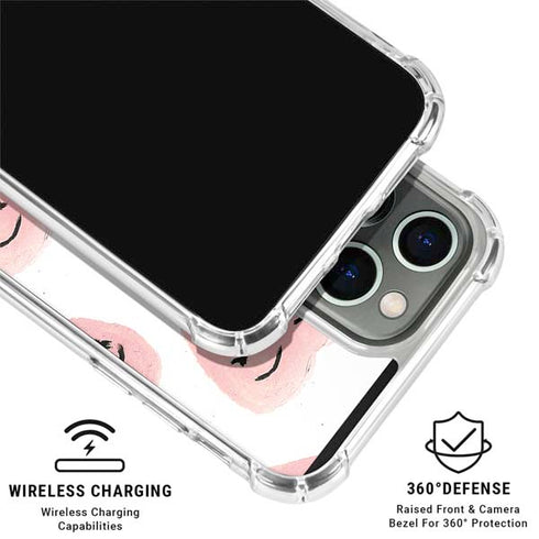 Bouffants and Broken Hearts Winking Hearts iPhone 16 Pro Max Clear Case