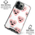 Bouffants and Broken Hearts Winking Hearts iPhone 16 Pro Max Clear Case