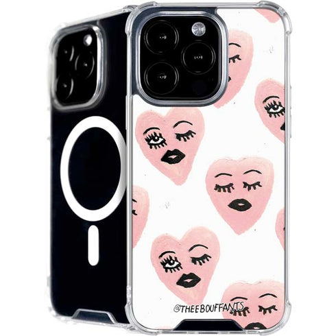 Bouffants and Broken Hearts Winking Hearts iPhone 16 Pro Max MagSafe Case