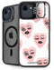 Bouffants and Broken Hearts Winking Hearts iPhone 16e Kickstand Case