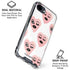 Bouffants and Broken Hearts Winking Hearts iPhone 16e Clear Case