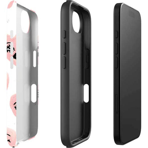 Bouffants and Broken Hearts Winking Hearts iPhone 16e Impact Case