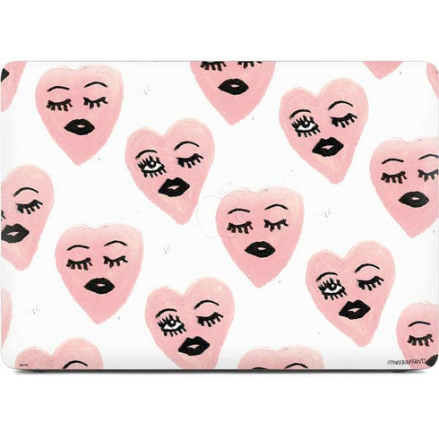 Bouffants and Broken Hearts Winking Hearts Apple MacBook Air Skin