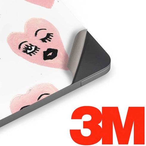 Bouffants and Broken Hearts Winking Hearts Apple MacBook Air Skin