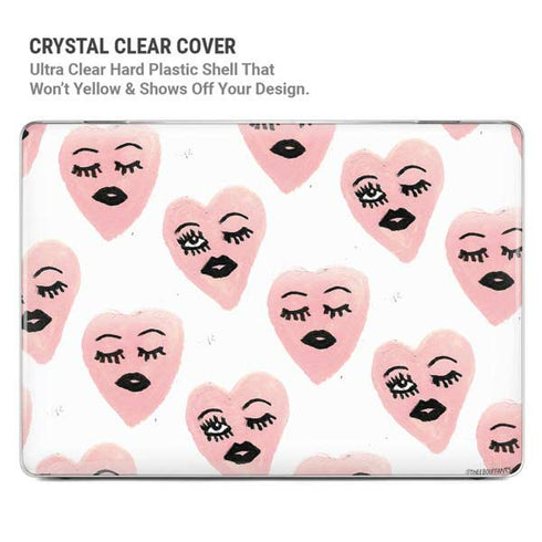 Bouffants and Broken Hearts Winking Hearts MacBook Pro 14in (2021-24) Case plus Skin