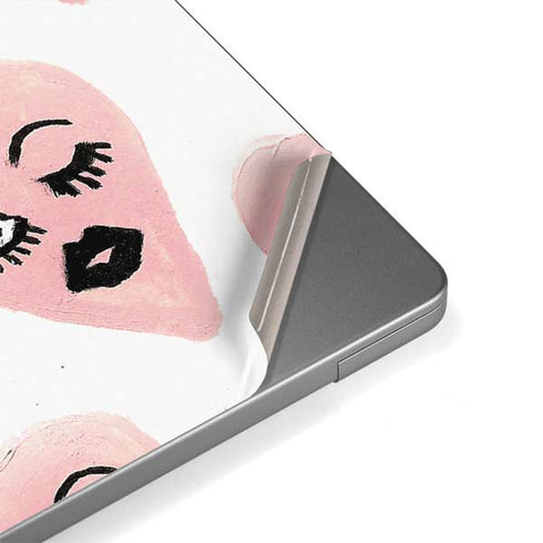 Bouffants and Broken Hearts Winking Hearts Apple MacBook Pro 14-inch Skin