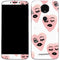 Bouffants and Broken Hearts Winking Hearts Moto E5 Plus Skin