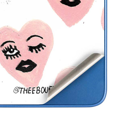 Bouffants and Broken Hearts Winking Hearts Moto G Play 4G (2024) Skin