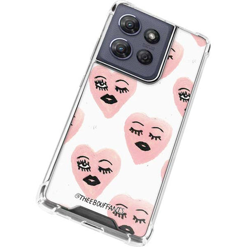 Bouffants and Broken Hearts Winking Hearts Moto G Play 5G (2025) Clear Case