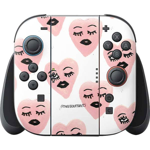 Bouffants and Broken Hearts Winking Hearts Nintendo Switch 2 (2025) Joy-Con Controller Skin