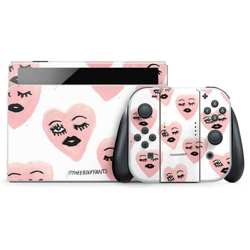 Bouffants and Broken Hearts Winking Hearts Nintendo Skins