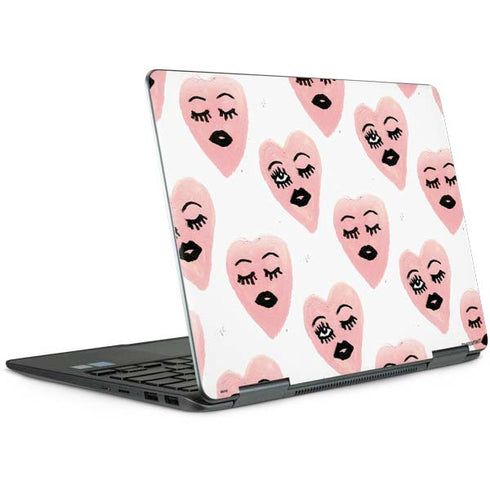 Bouffants and Broken Hearts Winking Hearts Notebook 9 Pro 13in (2017) Skin