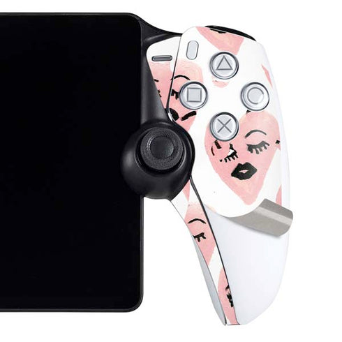 Bouffants and Broken Hearts Winking Hearts PlayStation Portal Remote Player Skin