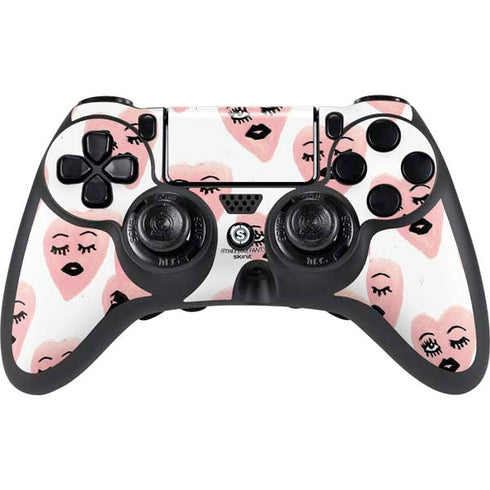 Bouffants and Broken Hearts Winking Hearts PlayStation PS4 Skins