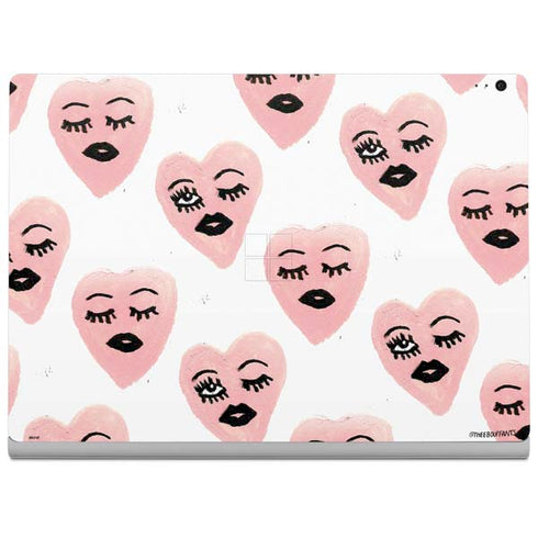 Bouffants and Broken Hearts Winking Hearts Surface Book 2 15in Skin