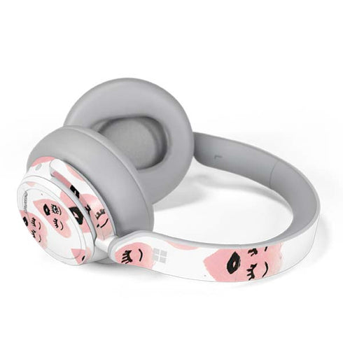 Bouffants and Broken Hearts Winking Hearts Surface Headphones Skin