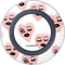 Bouffants and Broken Hearts Winking Hearts Wireless Charger Skin