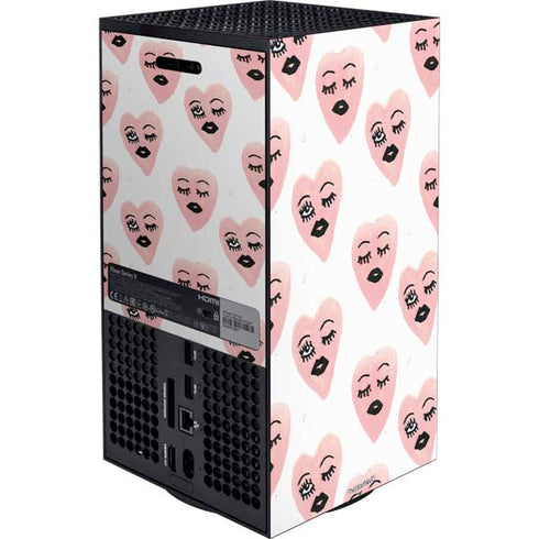 Bouffants and Broken Hearts Winking Hearts Xbox Series X Bundle Skin