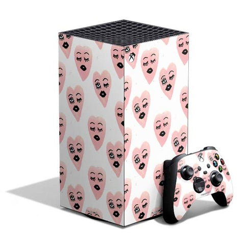 Bouffants and Broken Hearts Winking Hearts XBox Series X Digital Edition Bundle Skin