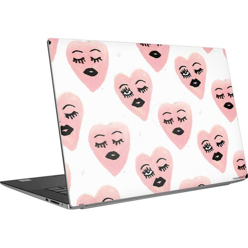 Bouffants and Broken Hearts Winking Hearts Dell XPS Skin