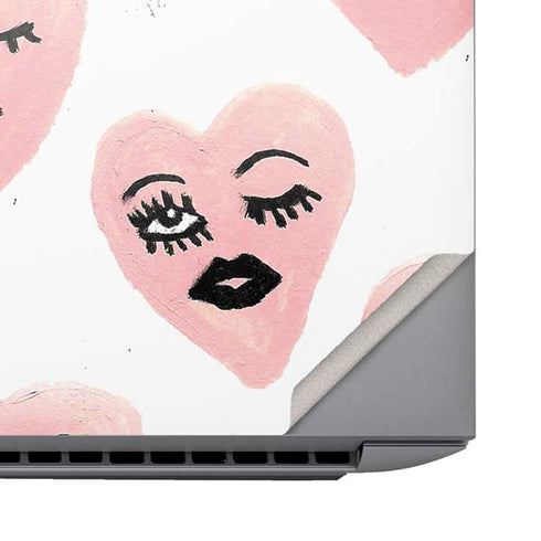 Bouffants and Broken Hearts Winking Hearts HP ZBook Fury 16 G10 Skin