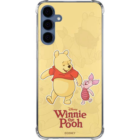 Disney Winnie the Pooh and Piglet Galaxy A35 5G Clear Case