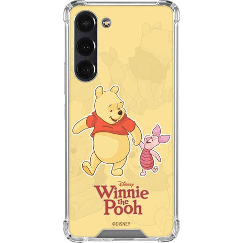 Disney Winnie the Pooh and Piglet Galaxy S24 FE Clear Case