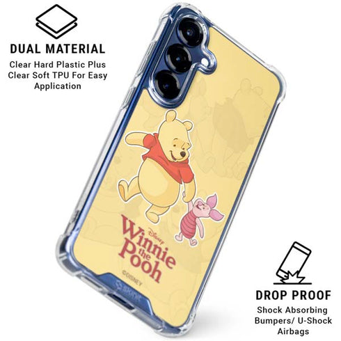 Disney Winnie the Pooh and Piglet Galaxy S25 Plus Clear Case