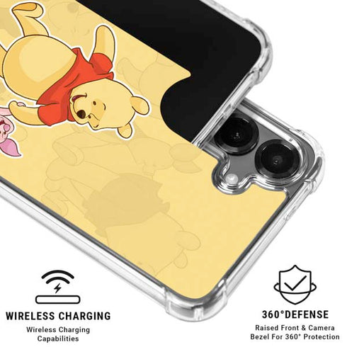 Disney Winnie the Pooh and Piglet Galaxy S26 Plus Clear Case