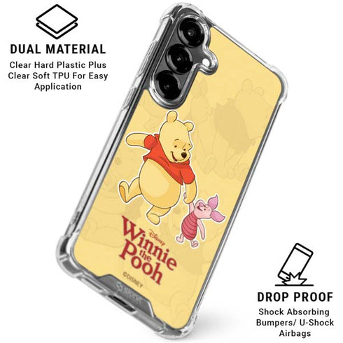 Disney Winnie the Pooh and Piglet Galaxy S26 Plus Clear Case