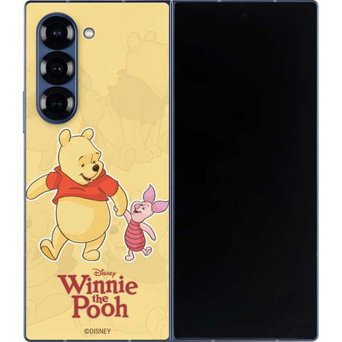 Disney Winnie the Pooh and Piglet Galaxy Z Fold6 Skin