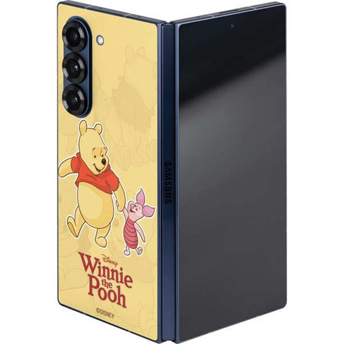 Disney Winnie the Pooh and Piglet Galaxy Z Fold6 Skin