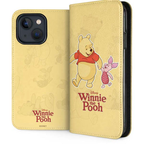 Disney Winnie the Pooh and Piglet iPhone 13 Folio Case