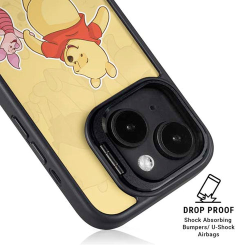 Disney Winnie the Pooh and Piglet iPhone 13 Kickstand Case
