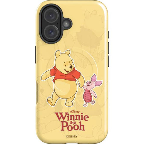 Disney Winnie the Pooh and Piglet iPhone 16 Magsafe Impact Case