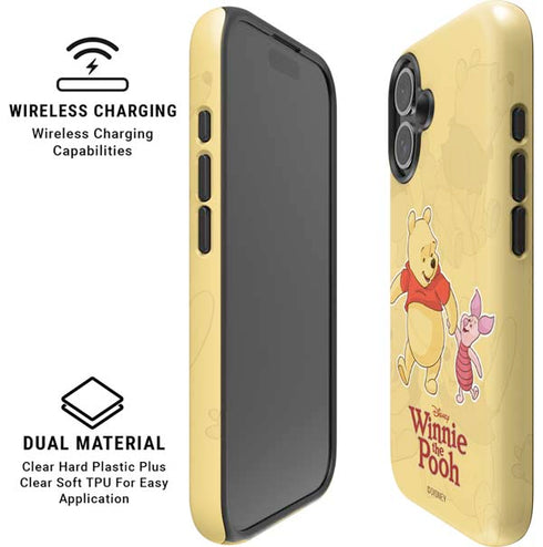 Disney Winnie the Pooh and Piglet iPhone 16 Plus Magsafe Impact Case