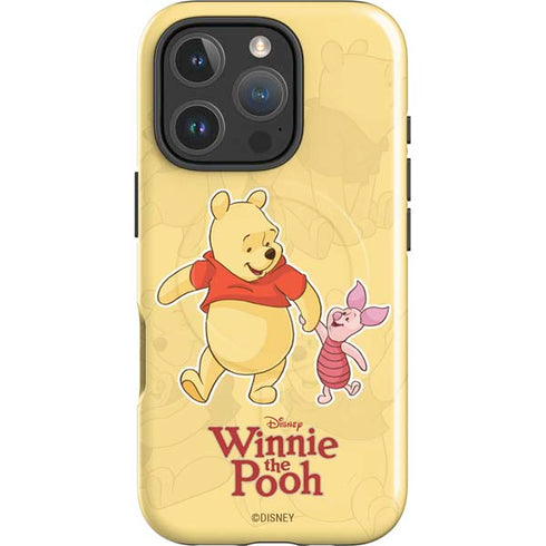 Disney Winnie the Pooh and Piglet iPhone 16 Pro Magsafe Impact Case