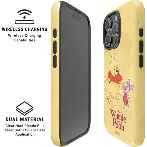 Disney Winnie the Pooh and Piglet iPhone 16 Pro Magsafe Impact Case