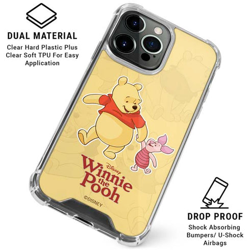 Disney Winnie the Pooh and Piglet iPhone 16 Pro Max Clear Case
