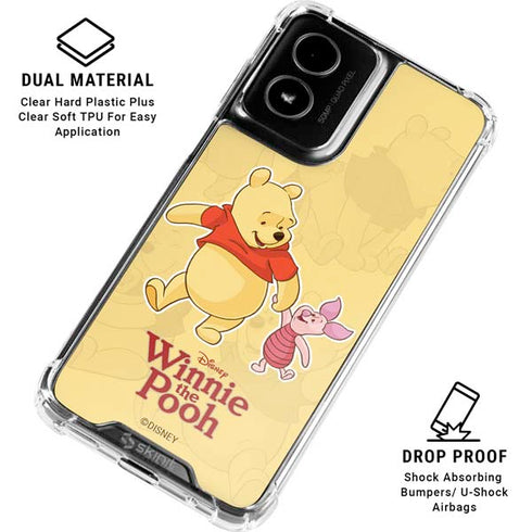 Disney Winnie the Pooh and Piglet Moto G Power 5G (2024) Clear Case