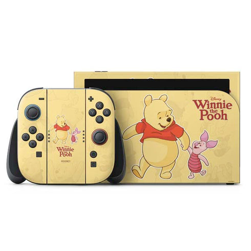 Disney Winnie the Pooh and Piglet Nintendo Switch 2 (2025) with Joy-Con Skin