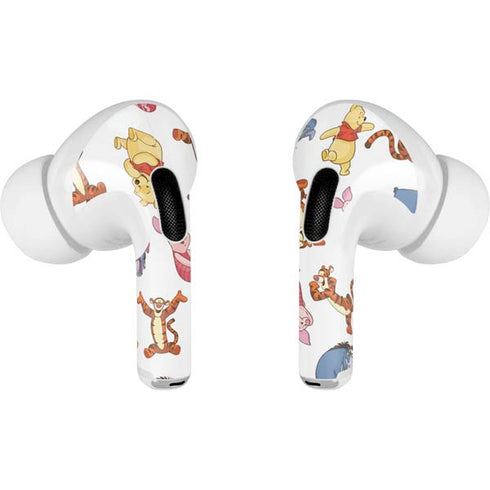 Disney Winnie the Pooh Character Pattern AirPods Skins