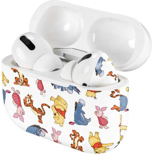 Disney Winnie the Pooh Character Pattern AirPods Skins