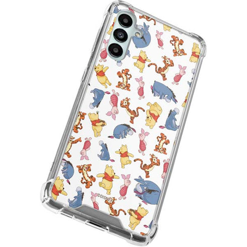 Disney Winnie the Pooh Character Pattern Gabb Phone 4 Clear Case