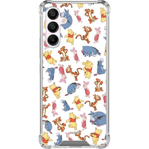 Disney Winnie the Pooh Character Pattern Galaxy A16 5G Clear Case