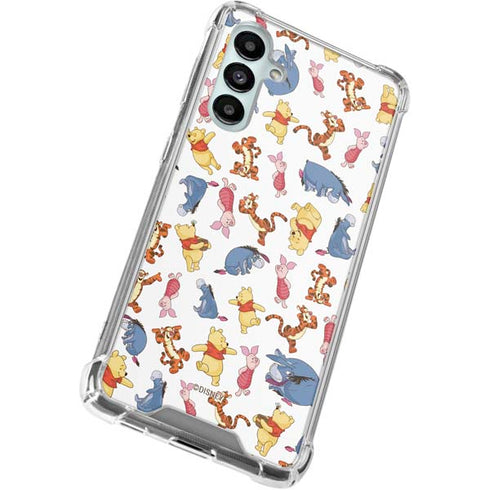 Disney Winnie the Pooh Character Pattern Galaxy A16 5G Clear Case